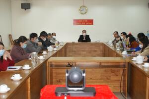 Hội nghị trực tuyến Tập huấn tăng cường công tác an toàn tiêm chủng vắc xin phòng Covid-19