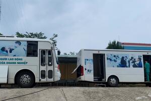 LÂM ĐỒNG TỔ CHỨC SÀNG LỌC BỆNH LAO CHO PHẠM NHÂN TẠI TRẠI GIAM ĐẠI BÌNH ĐỢT 1 NĂM 2022