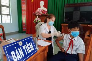 Huyện Đạ Huoai triển khai tiêm vắc xin phòng COVID-19  cho trẻ từ 5 đến dưới 12 tuổi