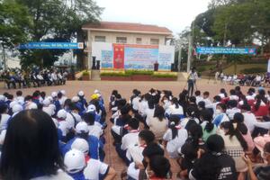 Huyện Di Linh – Lễ phát động tháng hành động vì trẻ em, ra quân tháng cao điểm phòng, chống dịch bệnh năm 2022