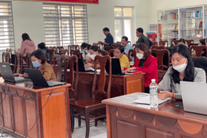 Trung tâm y tế huyện Lâm Hà  Tập huấn sử dụng phần mềm hệ thống thông tin quản lý dân số - Kế hoạch hoá gia đình (MIS) năm 2022 cho Trạm y tế các xã, thị trấn