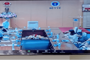 Hội nghị trực tuyến tăng cường công tác phòng chống dịch bệnh và công tác tiêm vắc xin phòng COVID-19.