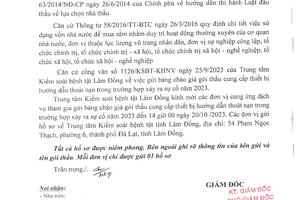 Gia hạn thời gian gửi bảng chào giá gói thầu cung cấp thiết bị hướng dẫn thoát nạn trong trường hợp xẩy ra sự cố năm 2023 (lần 1)