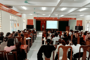 Trung tâm y tế Lâm Hà - Tập huấn Quy tắc ứng xử cho viên chức, người lao động