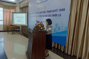 TẬP HUẤN LẬP KẾ HOẠCH, BÁO CÁO, ĐẤU THẦU, THANH QUYẾT TOÁN HOẠT ĐỘNG, PHÒNG CHỐNG TÁC HẠI CỦA THUỐC LÁ