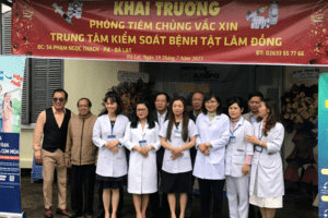 KHAI TRƯƠNG PHÒNG TIÊM CHỦNG VẮC XIN TRUNG TÂM KIỂM SOÁT BỆNH TẬT LÂM ĐỒNG