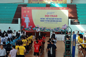 HỘI THAO THỂ DỤC - THỂ THAO KHỐI THI ĐUA SỐ 2 NGÀNH Y TẾ TỈNH LÂM ĐỒNG NĂM 2023