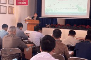 NGÀNH Y TẾ TẬP HUẤN CÔNG TÁC PHÒNG CHỐNG THIÊN TAI, THẢM HỌA