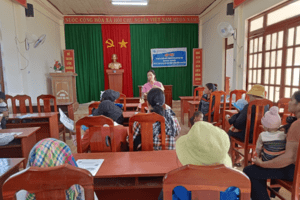 Tổ chức nói chuyện chuyên đề, hướng dẫn về dinh dưỡng cho phụ nữ mang thai, bà mẹ nuôi con dưới 5 tuổi, người chăm sóc năm 2023