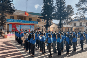 LỄ PHÁT ĐỘNG HƯỞNG ỨNG NGÀY ASEAN PHÒNG CHỐNG SỐT XUẤT HUYẾT TẠI THỊ TRẤN LỘC THẮNG HUYỆN BẢO LÂM