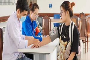 Hội Chữ thập đỏ Lâm Đồng phối hợp với trường Đại học Đà Lạt tổ chức hiến máu tình nguyện