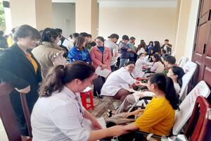 Hội chữ thập đỏ huyện Đơn Dương tổ chức Ngày hội hiến máu Giọt hồng Đa Nhim năm 2024