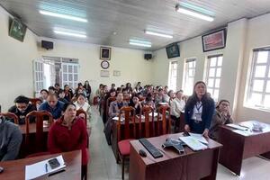 Tập huấn Hoạt động Truyền thông Giáo dục sức khỏe năm 2025