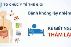 BỆNH KHÔNG LÂY NHIỄM: GÁNH NẶNG CHO XÃ HỘI HÃY CHỦ ĐỘNG PHÒNG NGỪA