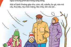 Các bệnh thường gặp mùa Đông – Xuân ở trẻ và cách phòng ngừa