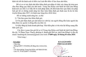 Thông báo Gửi hồ sơ chứng minh năng lực kinh nghiệm thực hiện thẩm đỉnh giá danh mục In ấn tài liệu truyền thông năm 2025