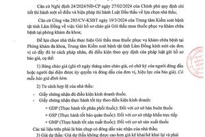 THÔNG BÁO GIA HẠN HỒ SƠ CHÀO GIÁ GÓI THẦU MUA THUỐC PHỤC VỤ KHÁM CHỮA BỆNH TẠI PHÒNG KHÁM ĐA KHOA