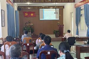 Trung tâm Y tế khu vực Tuy Đức tổ chức tập huấn kiến thức phòng cháy chữa cháy năm 2025