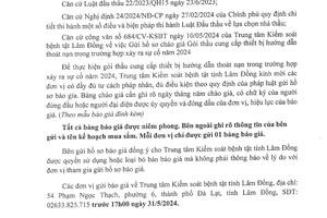 THÔNG BÁO GIA HẠN THỜI GIAN GỬI HỒ SƠ CHÀO GIÁ GÓI THẦU CUNG CẤP THIẾT BỊ HƯỚNG DẪN THOÁT NẠN TRONG TRƯỜNG HỢP XẢY RA SỰ CỐ NĂM 2024