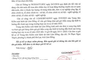 THÔNG BÁO GIA HẠN THỜI GIAN GỬI BẢNG CHÀO GIÁ GÓI THẦU CUNG CẤP THIẾT BỊ HƯỚNG DẪN THOÁT NẠN TRONG TRƯỜNG HỢP XẢY RA SỰ CỐ NĂM 2023 (LẦN 3)