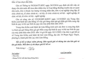 THÔNG BÁO GIA HẠN THỜI GIAN GỬI BẢNG CHÀO GIÁ GÓI THẦU CUNG CẤP BÌNH ẮC QUY VÀ BỘ XẠC BÌNH ẮC QUY CỦA MÁY PHÁT ĐIỆN NĂM 2023