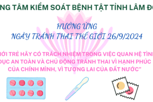 HƯỞNG ỨNG NGÀY TRÁNH THAI THẾ GIỚI 26/9/2024