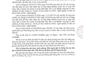 THÔNG BÁO GỬI BẢNG CHÀO GIÁ GÓI THẦU TUYÊN TRUYỀN TRÊN ĐÀI PHÁT THANH TRUYỀN HÌNH LÂM ĐỒNG NĂM 2023 (LẦN 4)