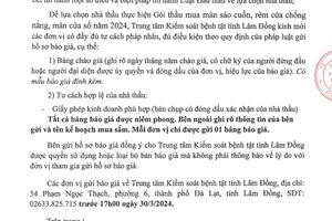 THÔNG BÁO GỬI HỒ SƠ CHÀO GIÁ GÓI THẦU MUA MÀN SÁO CUỐN, RÈM CỬA CHỐNG NẮNG, MÀN  CỬA SỔ NĂM 2024