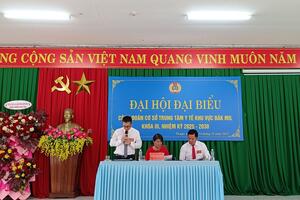 Đại hội đại biểu công đoàn cơ sở Trung tâm Y tế khu vực Đăk Mil thành công tốt đẹp