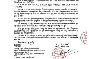 THÔNG BÁO GỬI BÁO GIÁ GÓI THẦU TUYÊN TRUYỀN TRÊN ĐÀI TRUYỀN HÌNH (LẦN 4)