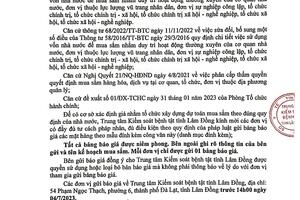THÔNG BÁO GỬI BẢNG CHÀO GIÁ GÓI THẦU LY NHỰA VÀ NƯỚC UỐNG CHO CƠ SỞ ĐIỀU TRỊ METHADONE