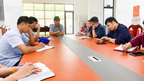 Sở Y tế giám sát công tác khắc phục hậu quả ngập lụt tại Trung tâm Y tế khu vực Krông Nô