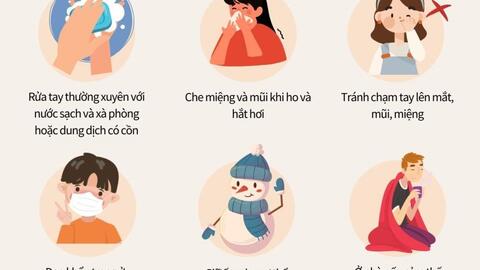 CÁC BỆNH TRUYỀN NHIỄM THƯỜNG GẶP MÙA THU ĐỐNG VÀ CÁCH PHÒNG NGỪA     