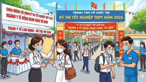 NGÀNH Y TẾ ĐỒNG HÀNH CÙNG THÍ SINH TRONG KỲ THI  TỐT NGHIỆP THPT NĂM 2026