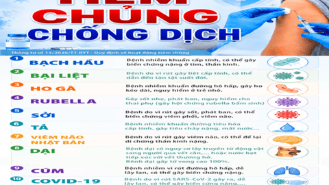 Quy định mới về tiêm chủng chống dịch có hiệu lực từ 1/7/2026