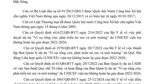 THƯ MỜI CHÀO GIÁ THUÊ XE